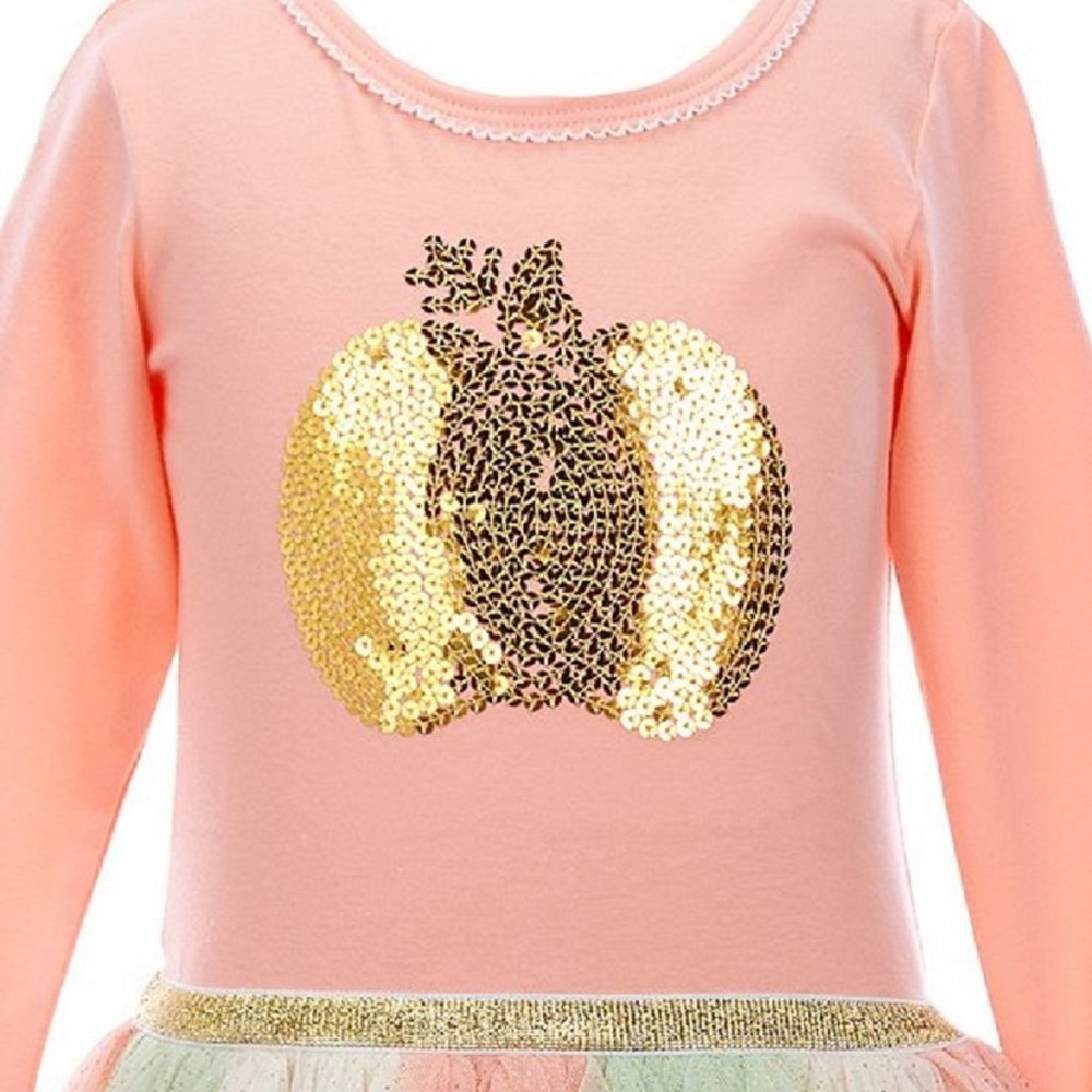 Bonnie Jean Little Girls Pumpkin Dress